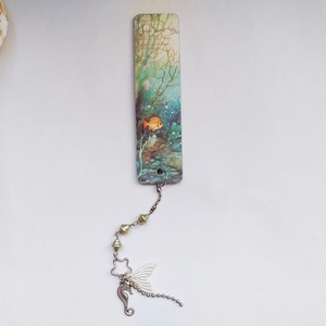 Korallzátony könyvjelző - könyv & zene - könyvjelző - Meska.hu