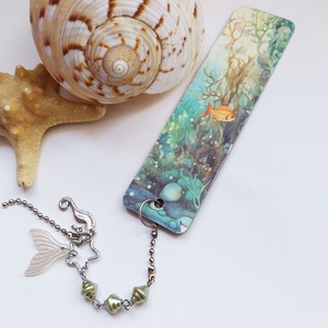 Korallzátony könyvjelző - könyv & zene - könyvjelző - Meska.hu