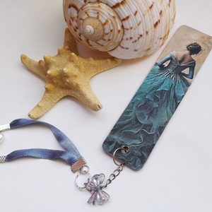 Báli Ruha könyvjelző - könyv & zene - könyvjelző - Meska.hu