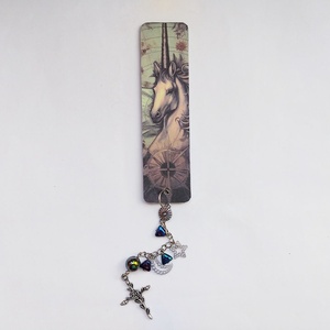 Unikornis könyvjelző - könyv & zene - könyvjelző - Meska.hu