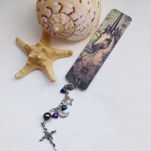 Unikornis könyvjelző - könyv & zene - könyvjelző - Meska.hu