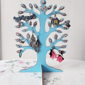 Fülbevaló-tartó fa - ékszer - ékszertartó - ékszertartó állvány - Meska.hu