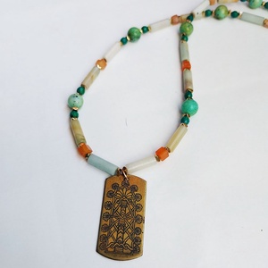 Világbölcsesség Fája - féldrágakő nyaklánc - ékszer - nyaklánc - gyöngyös nyaklánc - Meska.hu