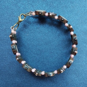 Vintage tűzzománcos karperec - ékszer - fülbevaló - lógó fülbevaló - Meska.hu