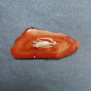 Retró achátkő bross - ékszer - kitűző és bross - Meska.hu