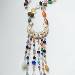 Aquincum - féldrágaköves nyaklánc - ékszer - nyaklánc - medálos nyaklánc - Meska.hu