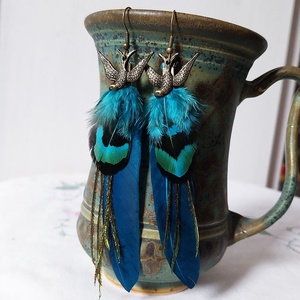 Tavaszi Szél - fülbevaló  - ékszer - fülbevaló - lógó fülbevaló - Meska.hu