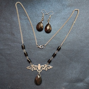 Drakula Menyasszonya - ékszerszett, Ékszer, Nyaklánc, Medálos nyaklánc, Ékszerkészítés, MESKA