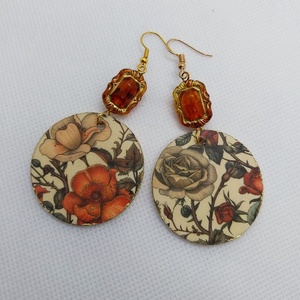 Régi Kárpit - fülbevaló - ékszer - fülbevaló - lógó fülbevaló - Meska.hu