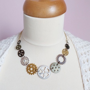 Fogaskerekek - nyaklánc - ékszer - nyaklánc - medálos nyaklánc - Meska.hu