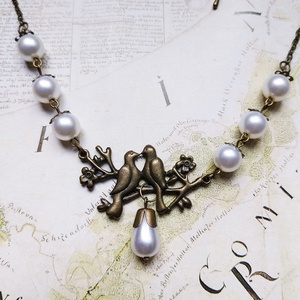 Szecesszió - nyaklánc - Meska.hu