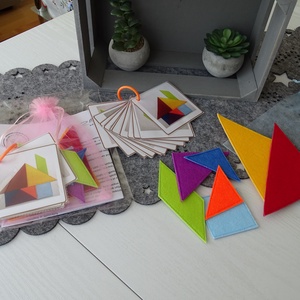 Tangram - játék & sport - készségfejlesztő és logikai játék - oktató játékok - Meska.hu