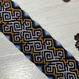 Kék spirál csomózott karkötő - ékszer - karkötő - fonott karkötő - Meska.hu Kék spirál csomózott karkötő - ékszer - karkötő - fonott karkötő - Meska.hu