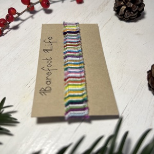 Boho zero waste csomózott karkötő - ékszer - karkötő - fonott karkötő - Meska.hu Boho zero waste csomózott karkötő - ékszer - karkötő - fonott karkötő - Meska.hu