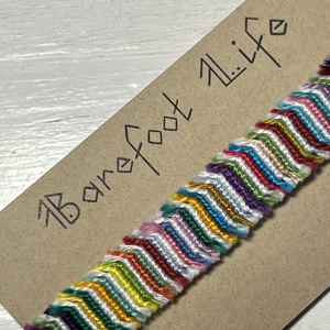 Boho zero waste csomózott karkötő - ékszer - karkötő - fonott karkötő - Meska.hu Boho zero waste csomózott karkötő - ékszer - karkötő - fonott karkötő - Meska.hu