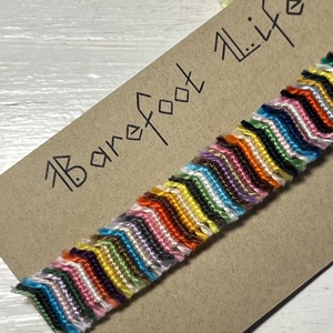 Boho zero waste csomózott karkötő - ékszer - karkötő - fonott karkötő - Meska.hu Boho zero waste csomózott karkötő - ékszer - karkötő - fonott karkötő - Meska.hu