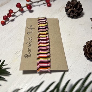 Boho zero waste csomózott karkötő - ékszer - karkötő - fonott karkötő - Meska.hu Boho zero waste csomózott karkötő - ékszer - karkötő - fonott karkötő - Meska.hu