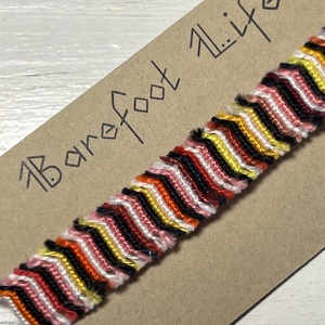 Boho zero waste csomózott karkötő - ékszer - karkötő - fonott karkötő - Meska.hu Boho zero waste csomózott karkötő - ékszer - karkötő - fonott karkötő - Meska.hu