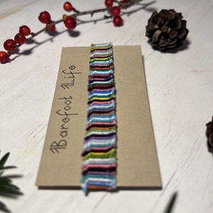 Boho zero waste csomózott karkötő - ékszer - karkötő - fonott karkötő - Meska.hu Boho zero waste csomózott karkötő - ékszer - karkötő - fonott karkötő - Meska.hu