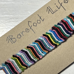 Boho zero waste csomózott karkötő - ékszer - karkötő - fonott karkötő - Meska.hu Boho zero waste csomózott karkötő - ékszer - karkötő - fonott karkötő - Meska.hu