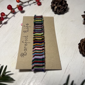 Boho zero waste csomózott karkötő - ékszer - karkötő - fonott karkötő - Meska.hu Boho zero waste csomózott karkötő - ékszer - karkötő - fonott karkötő - Meska.hu