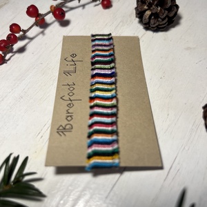 Boho zero waste csomózott karkötő - ékszer - karkötő - fonott karkötő - Meska.hu Boho zero waste csomózott karkötő - ékszer - karkötő - fonott karkötő - Meska.hu