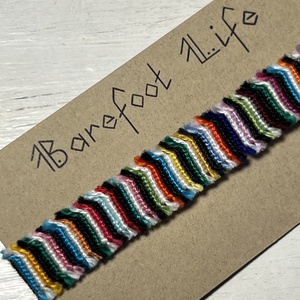 Boho zero waste csomózott karkötő - ékszer - karkötő - fonott karkötő - Meska.hu Boho zero waste csomózott karkötő - ékszer - karkötő - fonott karkötő - Meska.hu