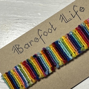 Boho zero waste csomózott karkötő - ékszer - karkötő - fonott karkötő - Meska.hu Boho zero waste csomózott karkötő - ékszer - karkötő - fonott karkötő - Meska.hu