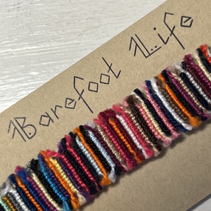 Boho zero waste csomózott karkötő - ékszer - karkötő - fonott karkötő - Meska.hu Boho zero waste csomózott karkötő - ékszer - karkötő - fonott karkötő - Meska.hu