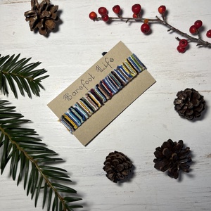 Boho zero waste csomózott karkötő - Meska.hu