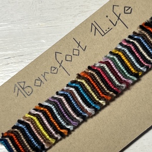 Boho zero waste csomózott karkötő - ékszer - karkötő - fonott karkötő - Meska.hu Boho zero waste csomózott karkötő - ékszer - karkötő - fonott karkötő - Meska.hu