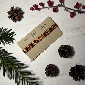 Törzsfőnök lánya csomózott karkötő, Ékszer, Karkötő, Fonott karkötő, Csomózás, MESKA