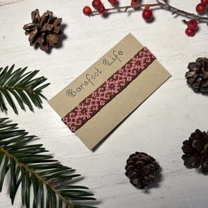 Vintage rose csomózott karkötő - Meska.hu