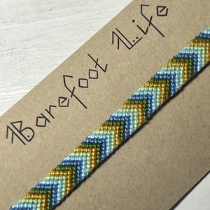 Kristálytiszta patak csomózott karkötő - ékszer - karkötő - fonott karkötő - Meska.hu