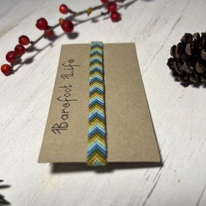 Kristálytiszta patak csomózott karkötő - ékszer - karkötő - fonott karkötő - Meska.hu