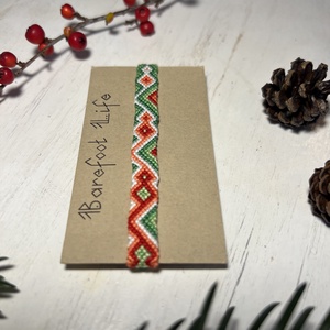 Zöldpiros kígyó csomózott karkötő - ékszer - karkötő - fonott karkötő - Meska.hu Zöldpiros kígyó csomózott karkötő - ékszer - karkötő - fonott karkötő - Meska.hu