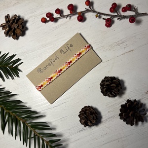 Vibrálás csomózott karkötő, Ékszer, Karkötő, Fonott karkötő, Csomózás, MESKA