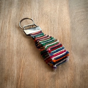 �Boho zero waste csomózott kulcstartó - táska & tok - kulcstartó & táskadísz - kulcstartó - Meska.hu