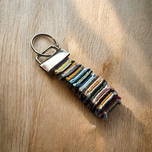 �Boho zero waste csomózott kulcstartó, Táska & Tok, Kulcstartó & Táskadísz, Kulcstartó, Csomózás, MESKA