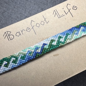 �Balaton csomózott karkötő - ékszer - karkötő - fonott karkötő - Meska.hu