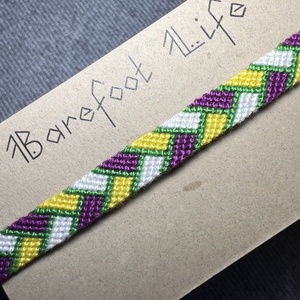 �Tündér virág csomózott karkötő - ékszer - karkötő - fonott karkötő - Meska.hu