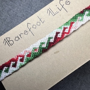 �Hazafi csomózott karkötő - ékszer - karkötő - fonott karkötő - Meska.hu