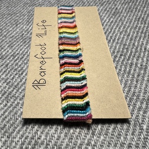 �Boho zero waste csomózott karkötő - ékszer - karkötő - fonott karkötő - Meska.hu