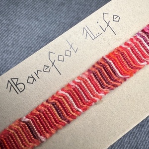 �Boho zero waste csomózott karkötő - ékszer - karkötő - fonott karkötő - Meska.hu