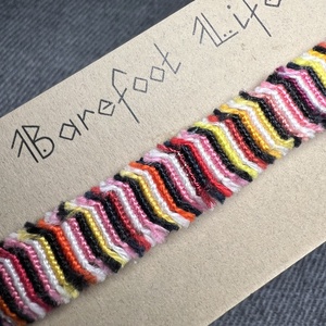 �Boho zero waste csomózott karkötő - ékszer - karkötő - fonott karkötő - Meska.hu