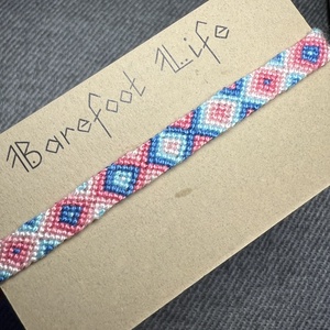 �Áfonyás Limonádé csomózott karkötő - ékszer - karkötő - fonott karkötő - Meska.hu