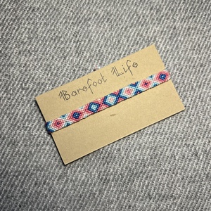 �Áfonyás Limonádé csomózott karkötő, Ékszer, Karkötő, Fonott karkötő, Csomózás, MESKA