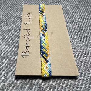 �Jeges citrom csomózott karkötő - ékszer - karkötő - fonott karkötő - Meska.hu