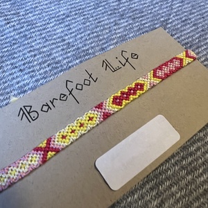 �Nyalóka csomózott bokalánc - ékszer - lábdísz és testékszer - bokalánc - Meska.hu