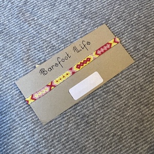 �Nyalóka csomózott bokalánc, Ékszer, Lábdísz és Testékszer, Bokalánc, Csomózás, MESKA